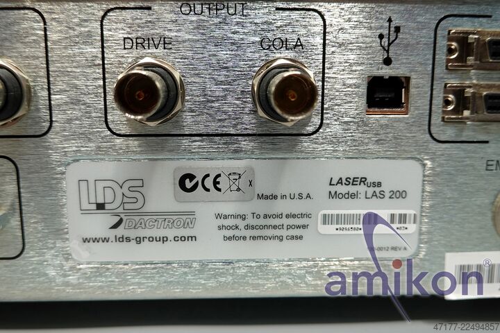 Rysterkontrolsystem-controller Brüel & Kjær LDS Dactron LAS 200