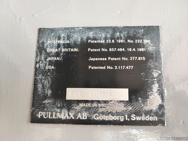 Maskine til udpresning af bundskiver Pullmax Kumla Roundo F13C Flanging Dishing Machine