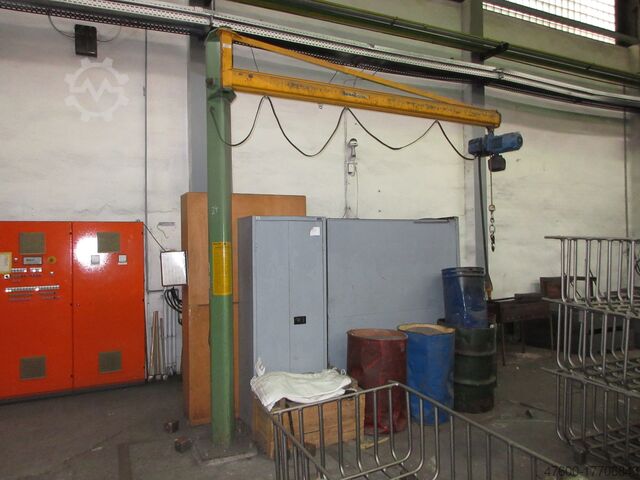 Saeulenschwenkkran Schwenkkran Kettenzug Demag KBK Kran Drehkran Hallenkran L 3m Demag KBK2 500Kg + PK 2 Kettenzug