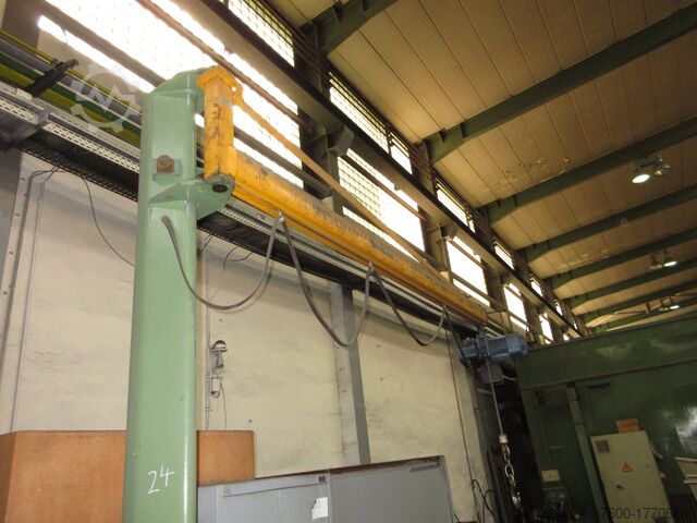 Saeulenschwenkkran Schwenkkran Kettenzug Demag KBK Kran Drehkran Hallenkran L 3m Demag KBK2 500Kg + PK 2 Kettenzug