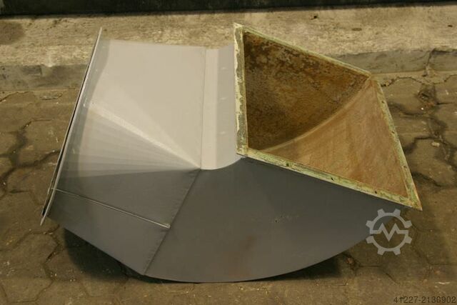 Ângulo da conduta de ventilação Stahl 550x450/515 mm