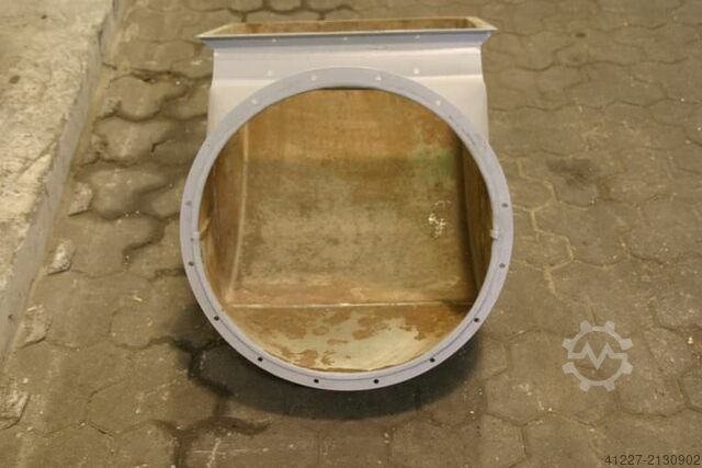 Ângulo da conduta de ventilação Stahl 550x450/515 mm