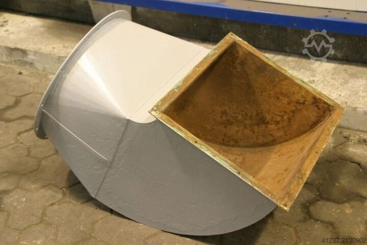 Kąt kanału wentylacyjnego Stahl 550x450/515 mm