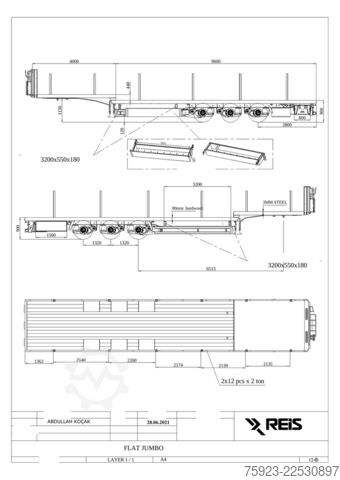Încărcător semi-scăzut Reistreyler 3 axle semi low loader