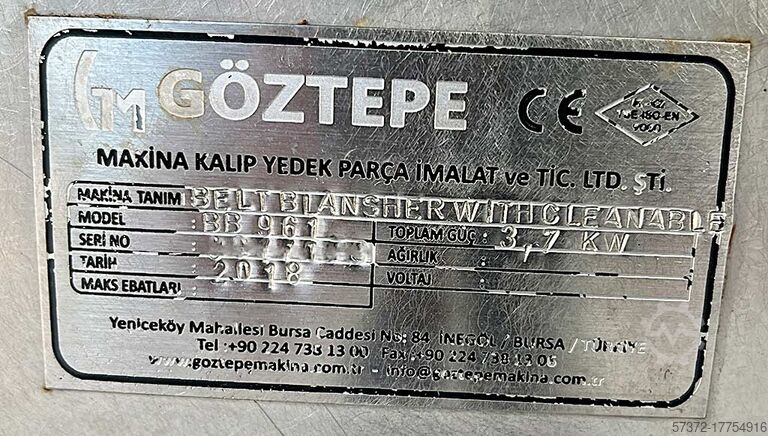 Lint blancheur Göztepe BB 961