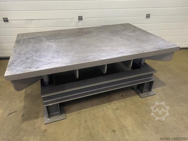 Placa de enderezado y soldadura de acero fundido o fundición gris, fuertemente reforzada, placa de f 1600x1000