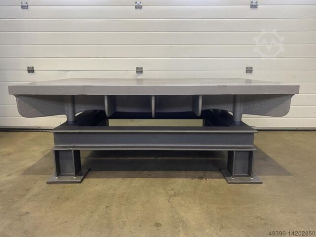 Placa de enderezado y soldadura de acero fundido o fundición gris, fuertemente reforzada, placa de f 1600x1000