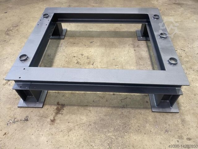 Placa de enderezado y soldadura de acero fundido o fundición gris, fuertemente reforzada, placa de f 1600x1000