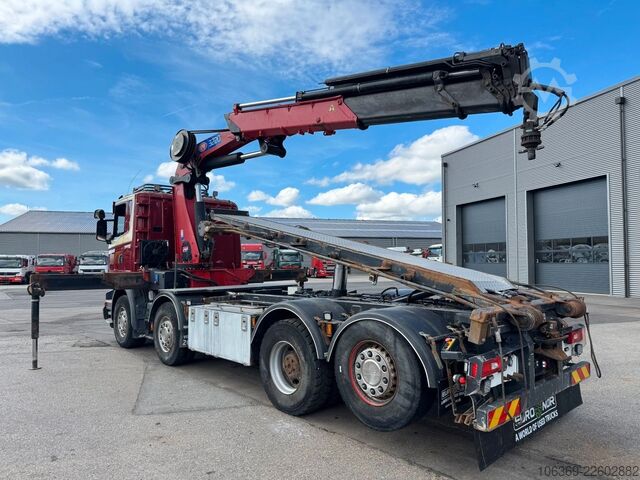Autokran SCANIA R490 8x2*6 Euro 6 Tipper / Crane HMF 3220 K6