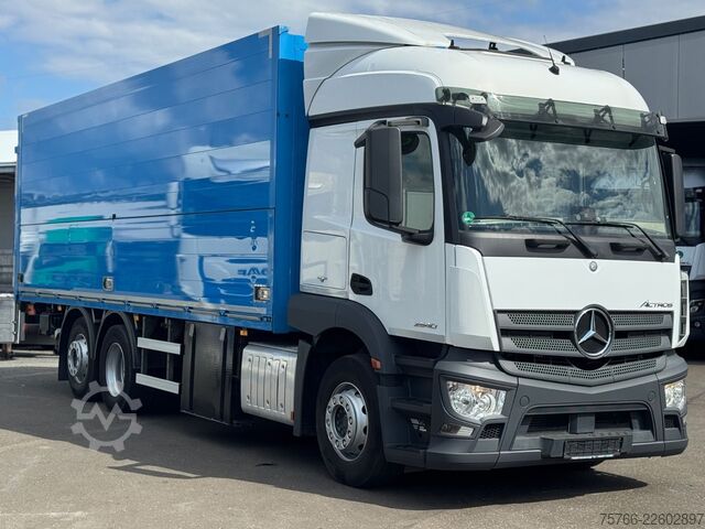LKW mit Getränkeaufbau MERCEDES-BENZ ACTROS 2540 L / E6 / LBW / LENKACHSE / 19 PAL