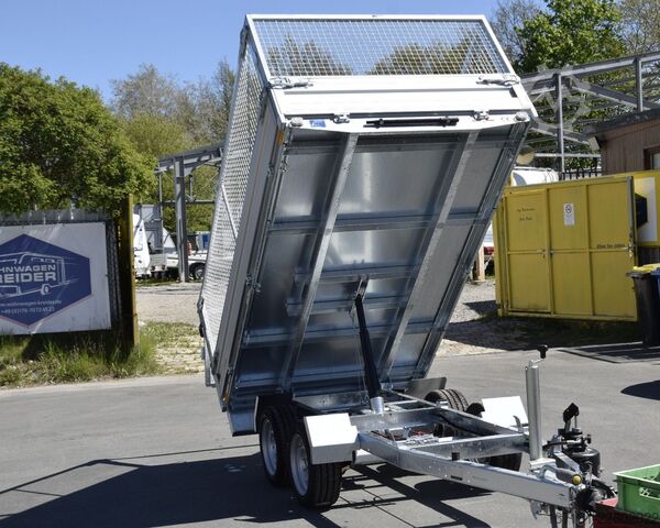 Aanhangwagen HUMBAUR HUK 272715 Kipper mit Gitteraufsatz, FlexEPumpe