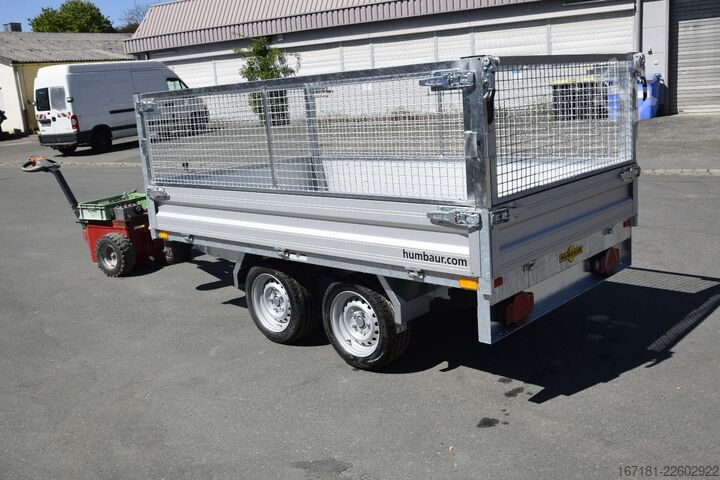 Aanhangwagen HUMBAUR HUK 272715 Kipper mit Gitteraufsatz, FlexEPumpe