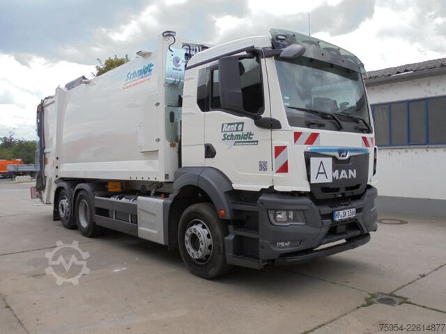 çöp kamyonu MAN TGS 26.360 6x2-4 / Zöller Medium X2