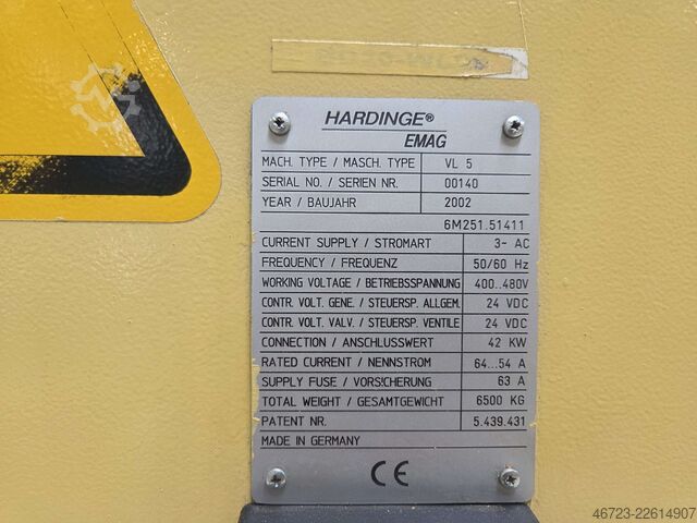 Tokarka karuzelowa EMAG VL 5