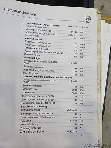 Tokarka karuzelowa EMAG VL 5
