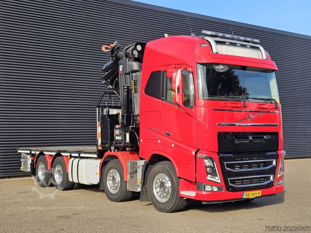 Laadplatform Volvo FH 16.650 8x4 / HIAB 105 t/m CRANE / KRAN