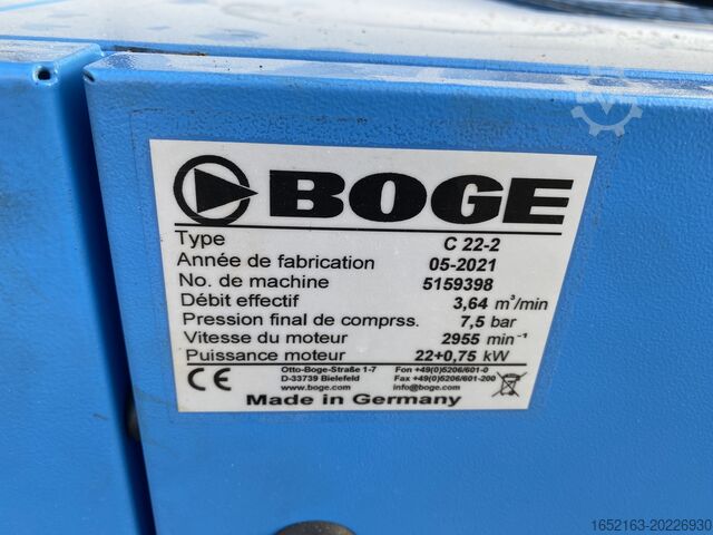 Boge kompresör boge C22-2