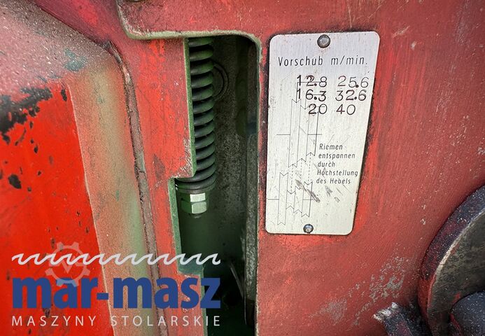 Vierzijdige natte schaafmachine KUPFERMUHLE 60 na 5 głowic 60cm do bali