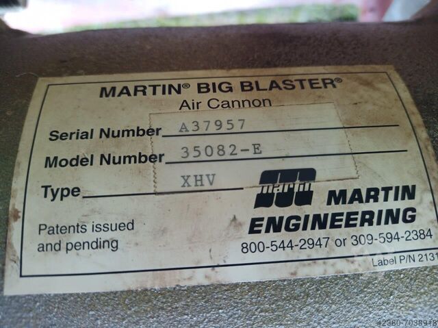Dökme malzeme konveyörü Martin Engineering BWB VHX 25 / 50Liter