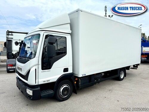 Skåpbil med gardin Iveco Eurocargo 75-190 centina e sponda