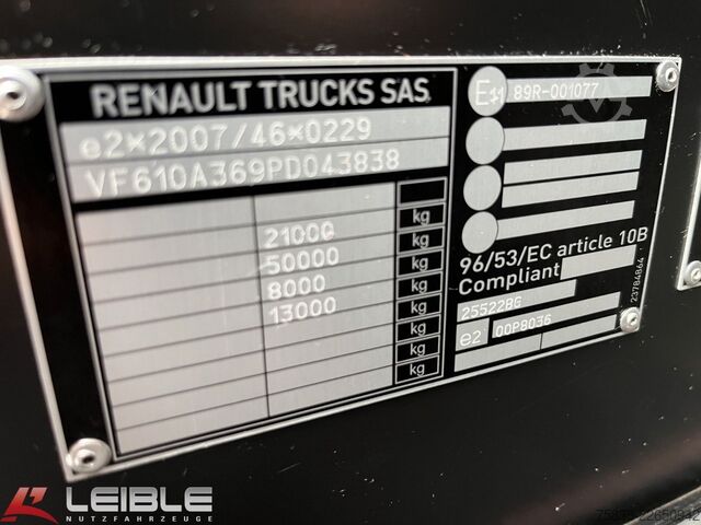 Standard dragbil RENAULT T  480 High*Standklima*2 x Tank*262 TKM*Retarder
