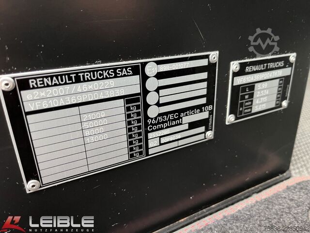 Standard dragbil RENAULT T  480 High*Standklima*2 x Tank*262 TKM*Retarder