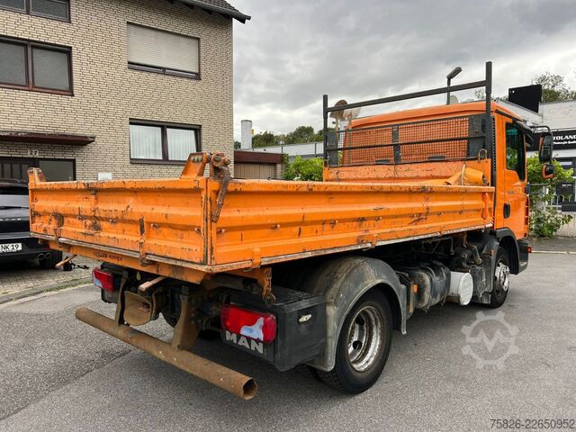 Trójstronna wywrotka MAN TGL 8.210 3S.Kipper MEILLER Kipphydraulik