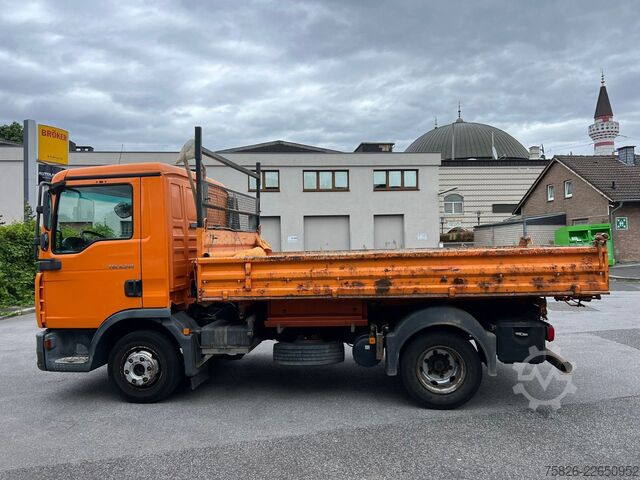 Trójstronna wywrotka MAN TGL 8.210 3S.Kipper MEILLER Kipphydraulik