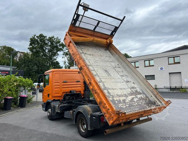 Trójstronna wywrotka MAN TGL 8.210 3S.Kipper MEILLER Kipphydraulik