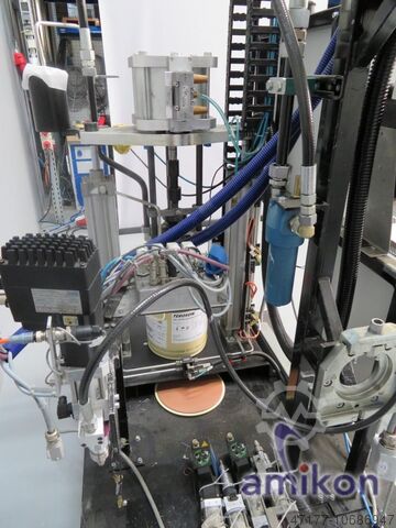 Inclusief teststation voor lijmkoppen DÜRR 5 Robotergeführte Kleberköpfe