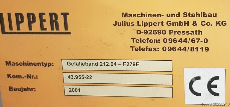 Transportband Transportband Lippert 3110-550-400