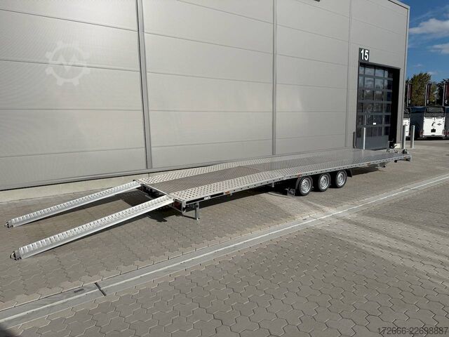  Martz GT PLUS 850/3 S 3,5T | ALUBODEN MITTIG | ALURAMPEN 853X215CM 3500KG AUTOTRAILER