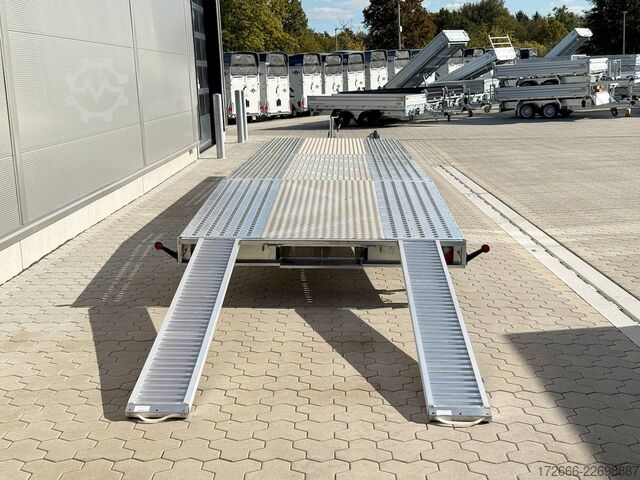  Martz GT PLUS 850/3 S 3,5T | ALUBODEN MITTIG | ALURAMPEN 853X215CM 3500KG AUTOTRAILER