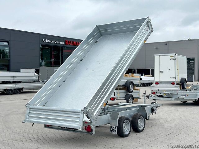 Benne basculante trilatérale Humbaur HTK 3500.37 | PROSTEEL 362X185X40CM 3500KG DREISEITENKIPPER