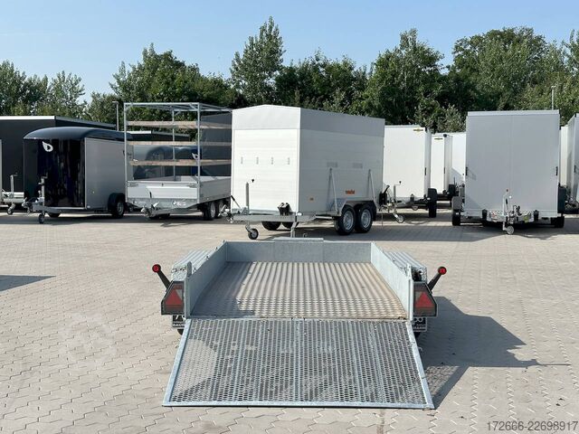  Variant 3516 B3 | MAXI LOAD | RAMPE | ALURIFFELBLECH 300X162CM 3500KG BAUMASCHINENANHÄNGER | BEAVERTAIL