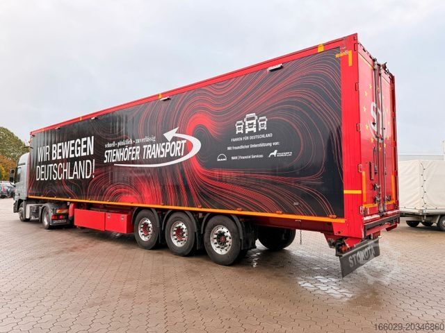 Sættevogn med walking floor KNAPEN Stokota Schubboden - Top Zustand/Neuen TÜV