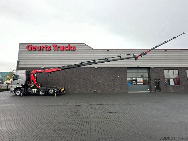 Crane truck Mercedes-Benz Actros 2553 6X2 TREKKER +HMF 4020 K6 +FJ 600 K4...