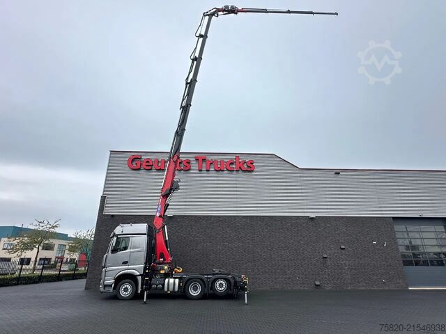 Crane truck Mercedes-Benz Actros 2553 6X2 TREKKER +HMF 4020 K6 +FJ 600 K4...