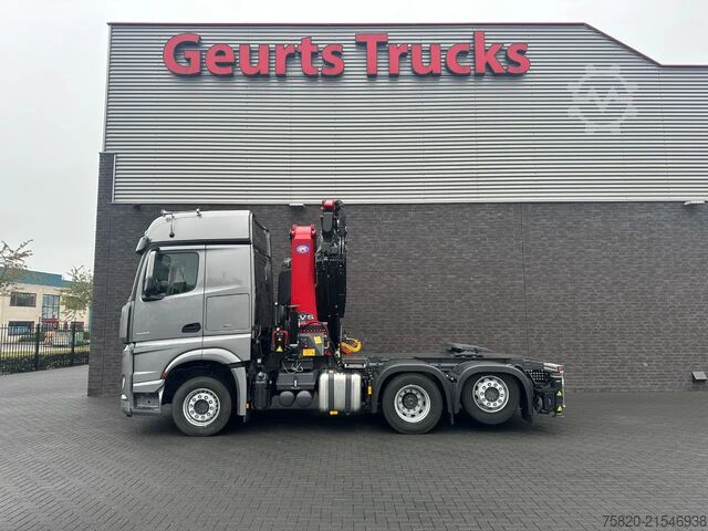 Crane truck Mercedes-Benz Actros 2553 6X2 TREKKER +HMF 4020 K6 +FJ 600 K4...