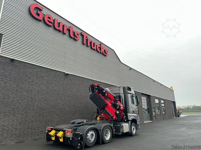 Crane truck Mercedes-Benz Actros 2553 6X2 TREKKER +HMF 4020 K6 +FJ 600 K4...