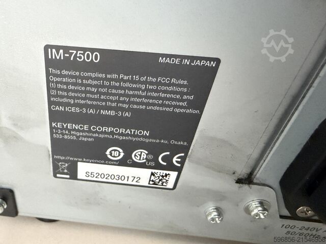 KEYENCE IM-7500 IM-7020 optički CNC merni sistem KEYENCE IM-7500 IM-7020 system pomiarowy optyczny CNC KEYENCE IM-7500 IM-7020 system pomiarowy optyczny CNC