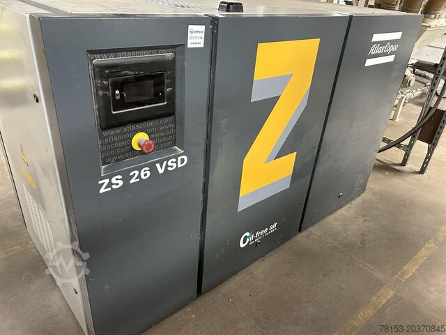 Skruvkompressor Atlas Copco ZS26VCA