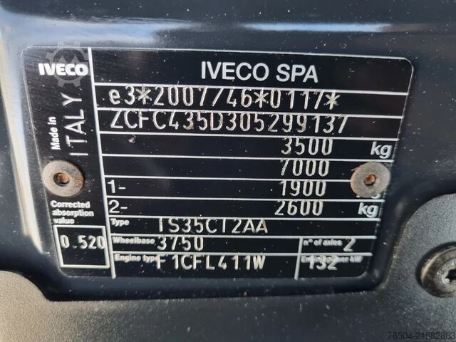 Kuffert Iveco Daily 35C18 3.0D Koffer LBW 21m3 Hi-Matic Euro 6