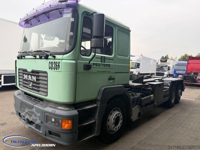 System med krogarm MAN 26.403 6x2 met Stuuras, Handgeschakeld