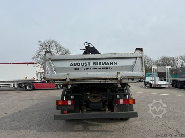 LKW mit Pritsche (offen) MERCEDES-BENZ Axor 1833 4x4 HAD Dreiseitenkipper mit MGK Kran