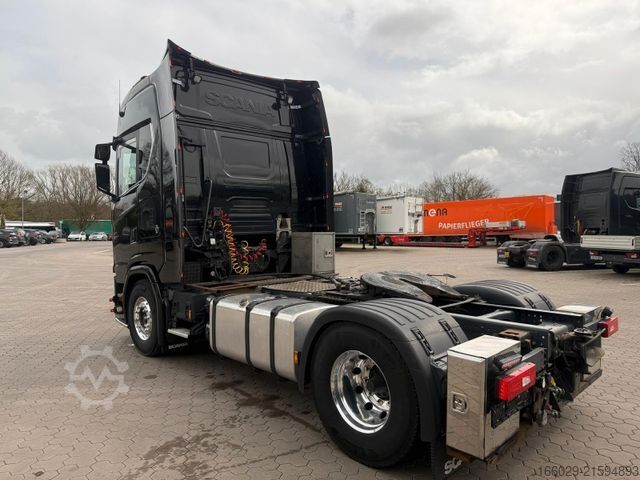 Standart çekici ünitesi SCANIA S 580 V8 Twistlocks Schausteller