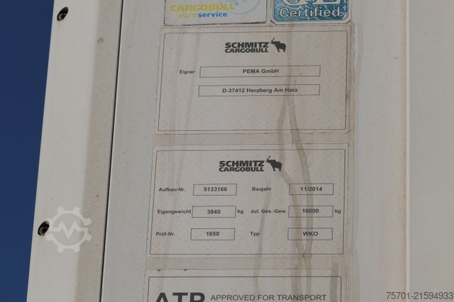 Değiştirilebilir kasalı kamyon SCHMITZ Schmitz Kühlkoffer BDF Wechselaufbau