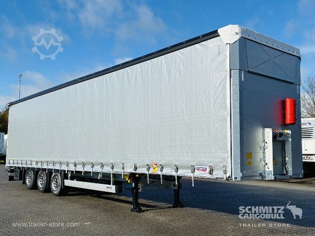 Öppen semitrailer med kapell Schmitz Cargobull Curtainsider Mega Getränke