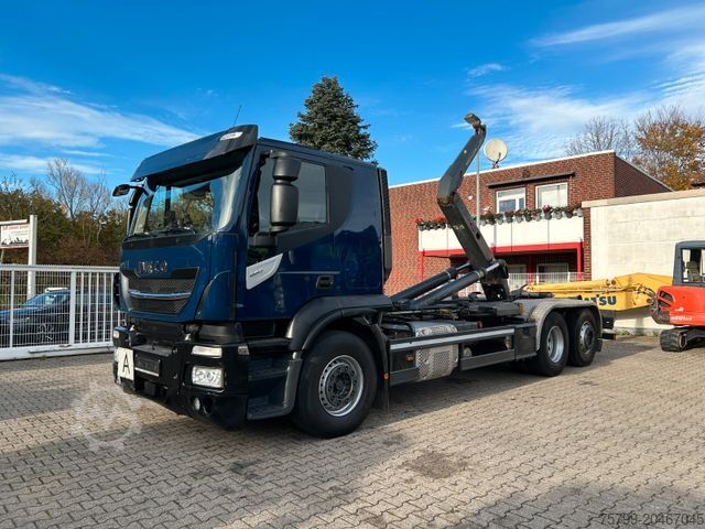 Abrollkipper IVECO 460 Stralis MEILLER Abroller mit LIft-Lenkachse