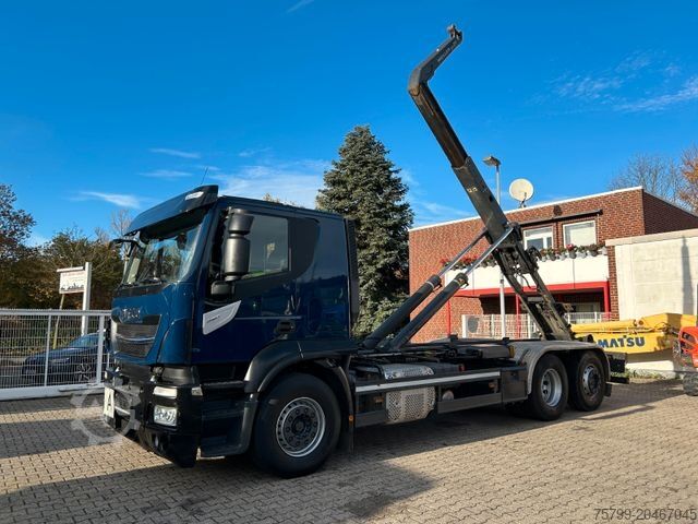 Abrollkipper IVECO 460 Stralis MEILLER Abroller mit LIft-Lenkachse